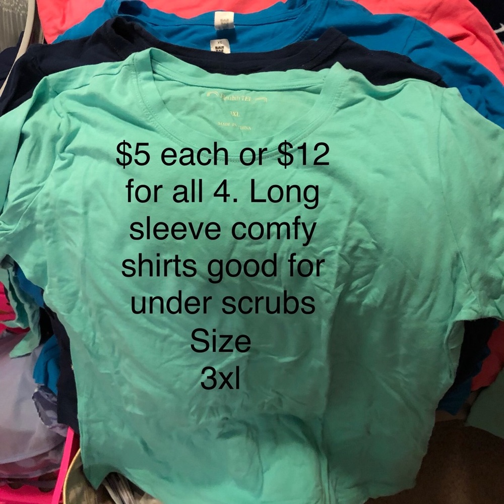 Long sleeve tops very soft